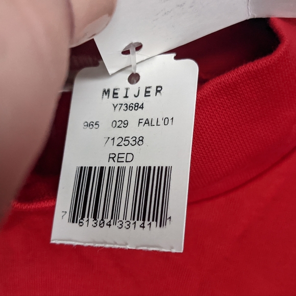 NWT CC Hughes Red Pullover Poncho - Toddler Size ❤️✨ - Picture 8 of 8